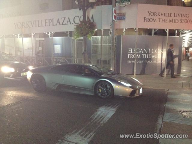 Lamborghini Murcielago spotted in Toronto, Ontario, Canada