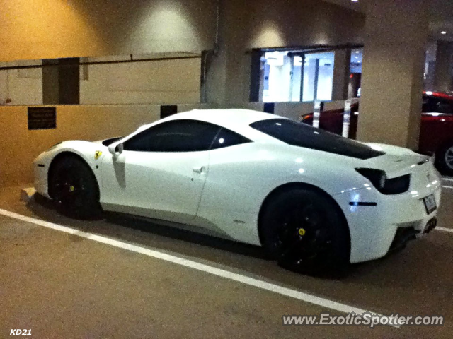 Ferrari 458 Italia spotted in Boca Raton, Florida