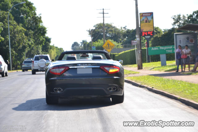 Maserati GranCabrio spotted in Brasília, Brazil