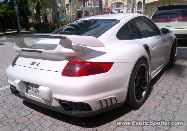 Porsche 911 GT2 spotted in Boca Raton, Florida