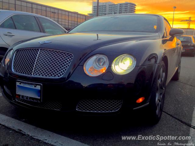 Bentley Continental spotted in Toronto, Canada