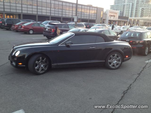 Bentley Continental spotted in Toronto, Canada