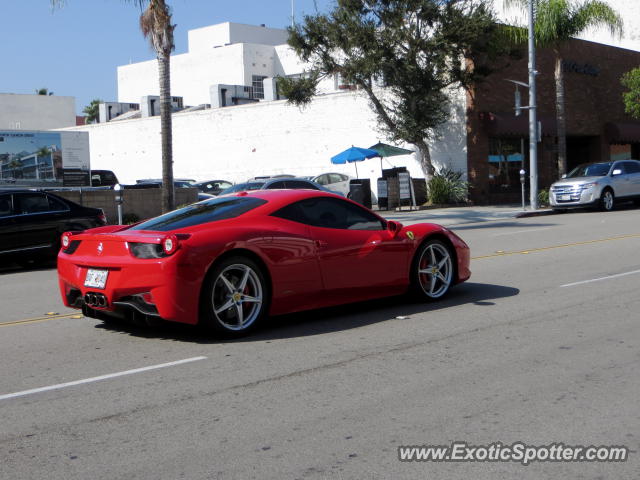 Ferrari 458 Italia spotted in Beverly Hills, California