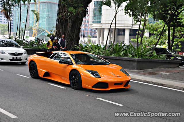 Lamborghini Murcielago spotted in Bukit Bintang KL, Malaysia