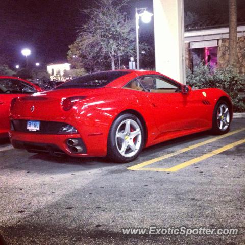 Ferrari California spotted in Boca Raton, Florida