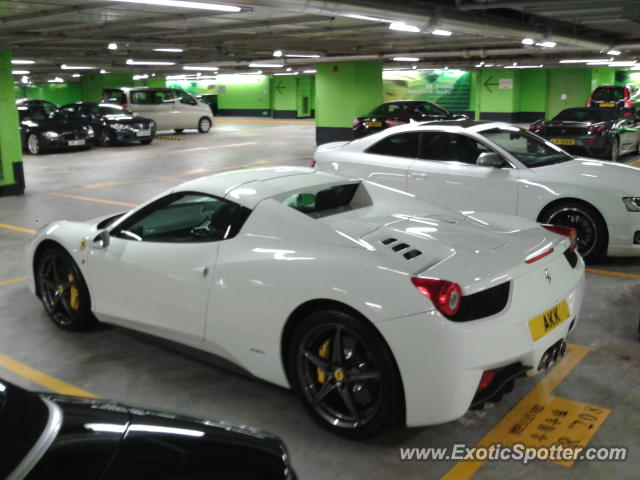 Ferrari 458 Italia spotted in Hong Kong, China