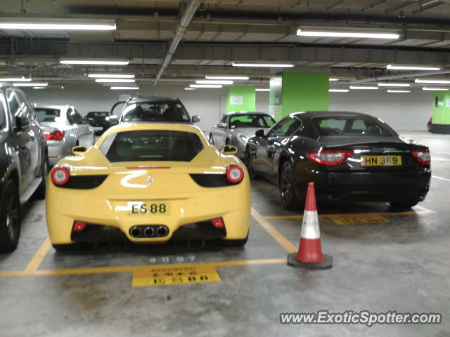 Ferrari 458 Italia spotted in Hong Kong, China