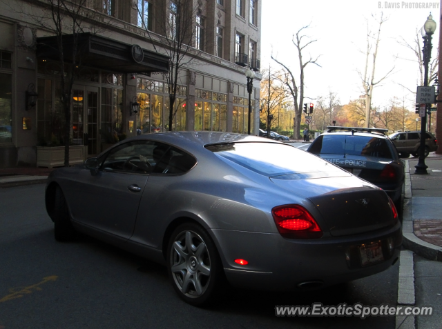 Bentley Continental spotted in Boston, Massachusetts