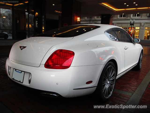 Bentley Continental spotted in Boston, Massachusetts