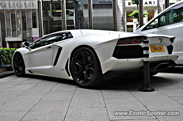 Lamborghini Aventador spotted in Bukit Bintang KL, Malaysia