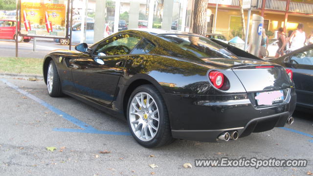 Ferrari 599GTB spotted in Jesolo Beach, Italy