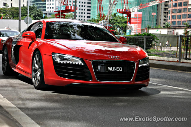 Audi R8 spotted in Hard Rock KL, Malaysia