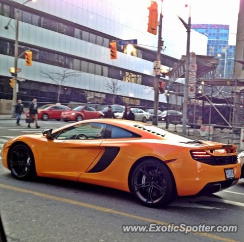 Mclaren MP4-12C spotted in Toronto, Ontario, Canada