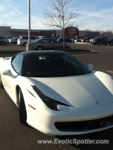 Ferrari 458 Italia spotted in Nazareth, Pennsylvania