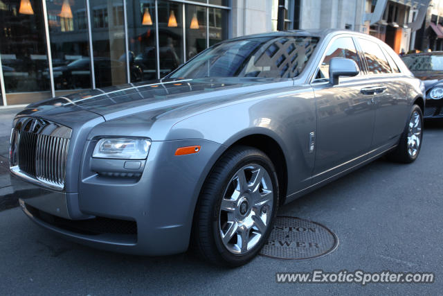 Rolls Royce Ghost spotted in Boston, Massachusetts