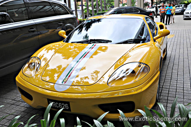 Ferrari 360 Modena spotted in Bukit Bintang KL, Malaysia