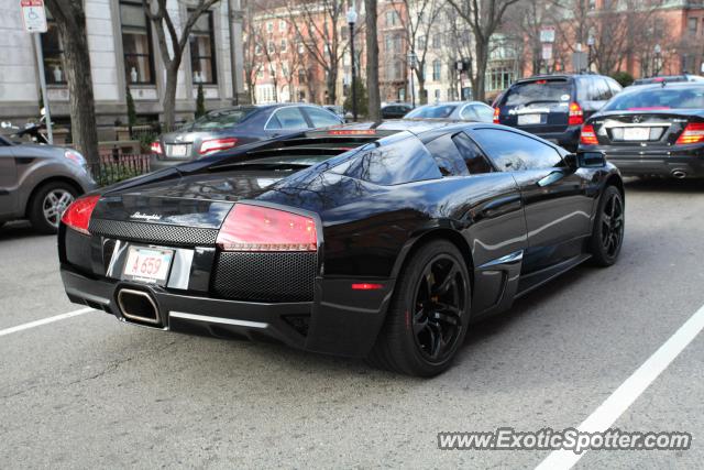 Lamborghini Murcielago spotted in Boston, Massachusetts