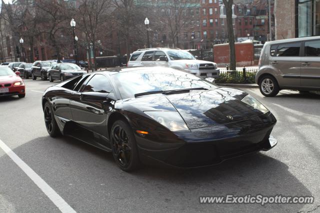 Lamborghini Murcielago spotted in Boston, Massachusetts