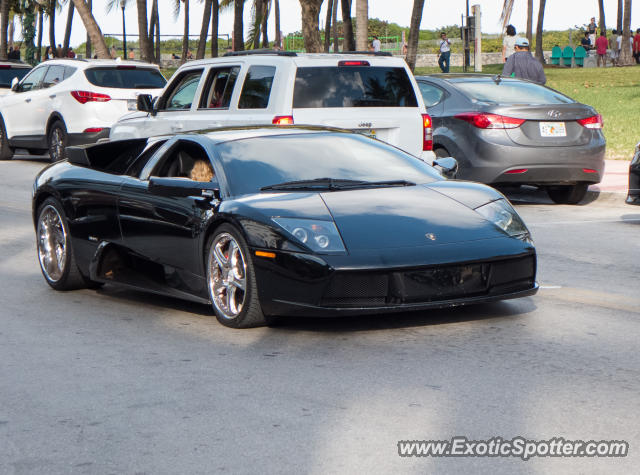 Lamborghini Murcielago spotted in Miami Beach, Florida