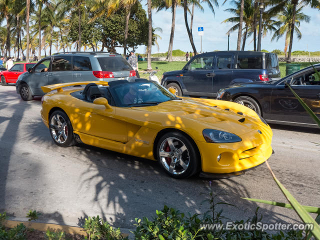 Dodge Viper spotted in Miami Beach, Florida