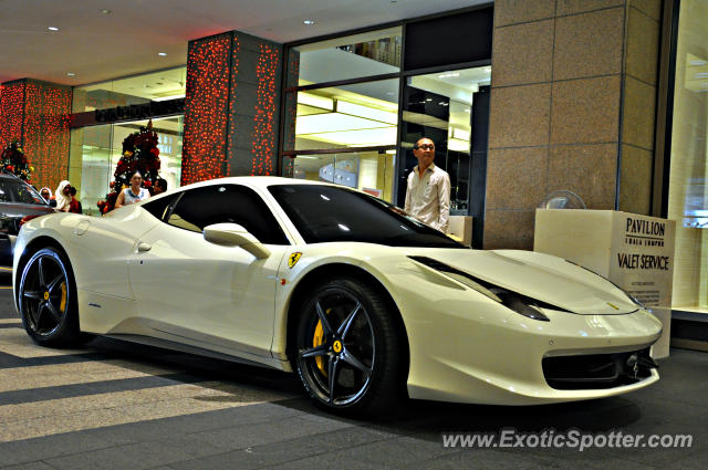 Ferrari 458 Italia spotted in Bukit Bintang KL, Malaysia