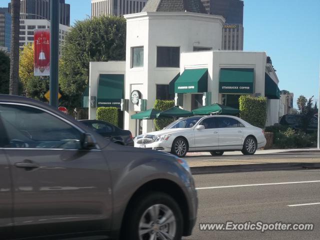 Mercedes Maybach spotted in Beverly Hills, California