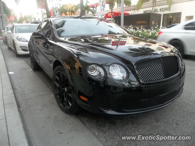 Bentley Continental spotted in Beverly Hills, California