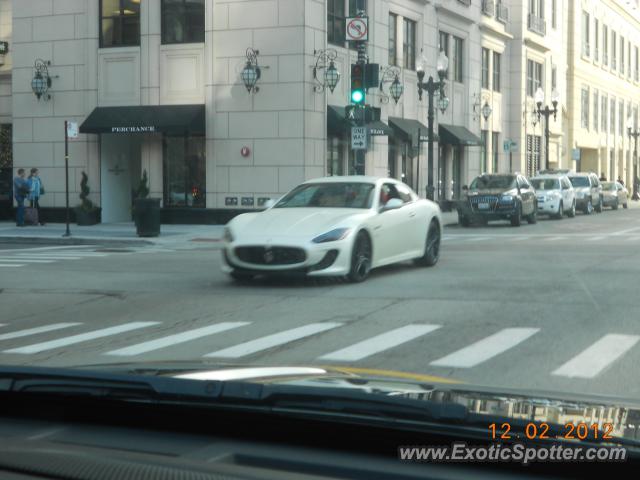 Maserati GranTurismo spotted in Chicago, Illinois