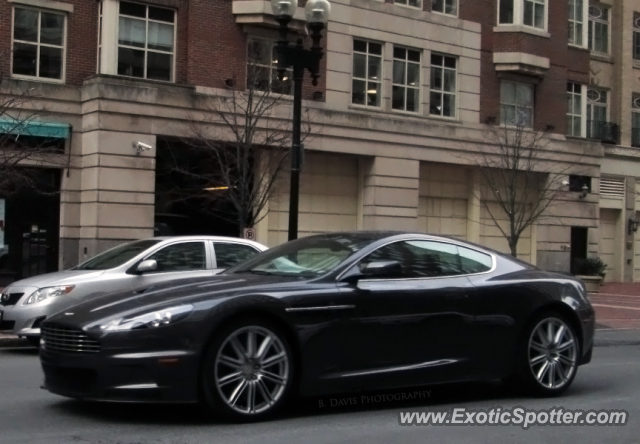 Aston Martin DBS spotted in Boston, Massachusetts