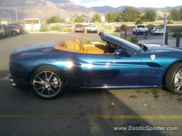 Ferrari California spotted in Albuquerque, New Mexico