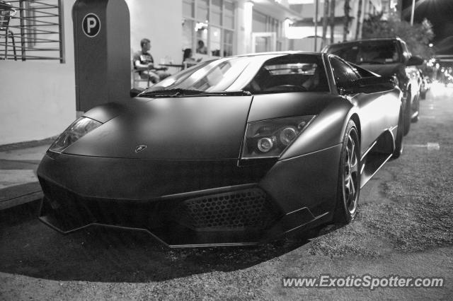 Lamborghini Murcielago spotted in Miami Beach, Florida