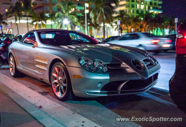 Mercedes SLR spotted in Miami Beach, Florida