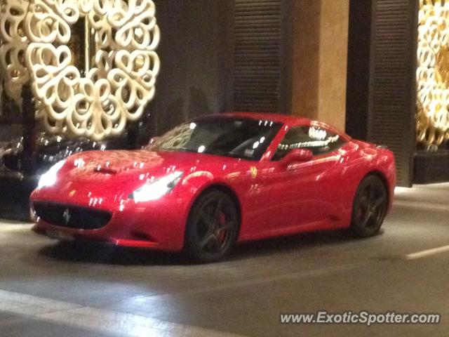 Ferrari California spotted in Melbourne, Australia