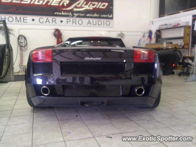 Lamborghini Gallardo spotted in Pine Town, South Africa