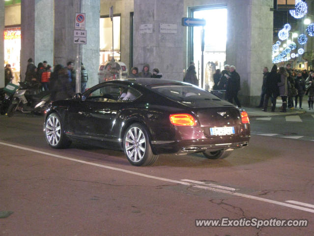 Bentley Continental spotted in Milano, Italy