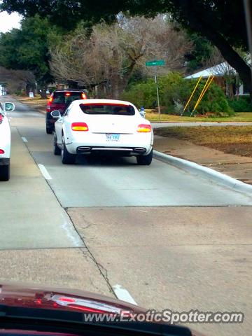 Bentley Continental spotted in Dallas, Texas