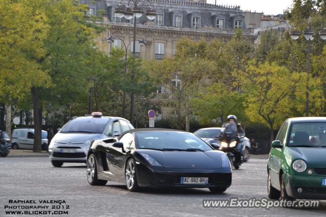 Lamborghini Gallardo spotted in Paris, France