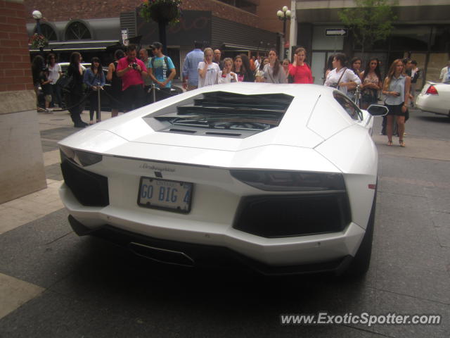 Lamborghini Aventador spotted in Toronto, Canada