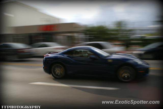 Ferrari California spotted in Miami, Florida