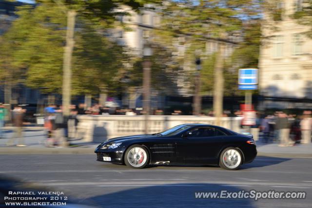 Mercedes SLR spotted in Paris, France