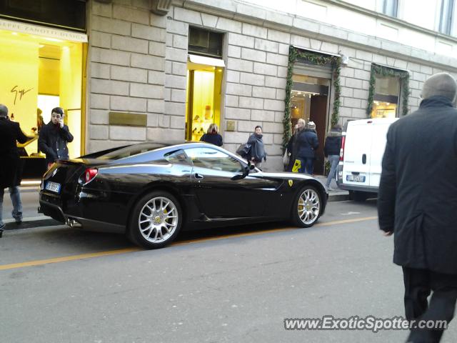 Ferrari 599GTB spotted in Milano, Italy