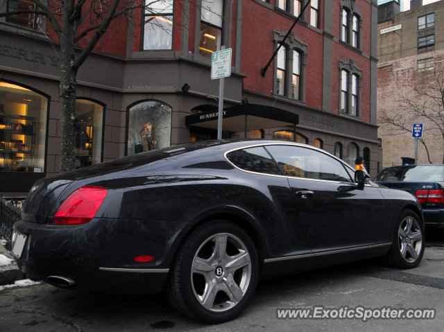 Bentley Continental spotted in Boston, Massachusetts