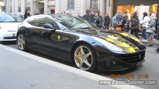 Ferrari FF spotted in Milano, Italy