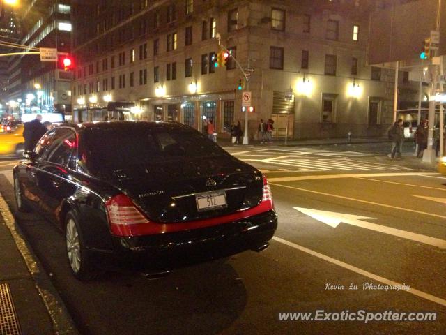 Mercedes Maybach spotted in Manhattan, New York