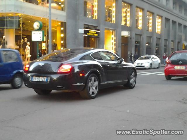 Bentley Continental spotted in Milano, Italy