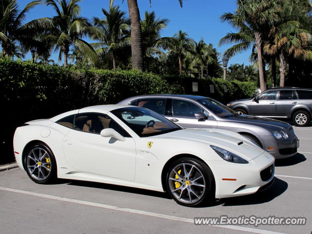 Ferrari California spotted in Palm Beach, Florida