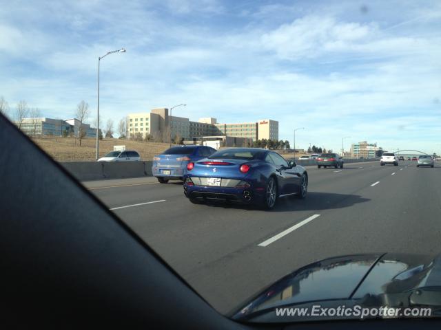 Ferrari California spotted in Highlands ranch, Colorado