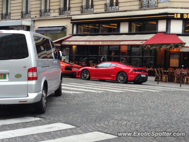 Lamborghini Aventador spotted in Paris, France