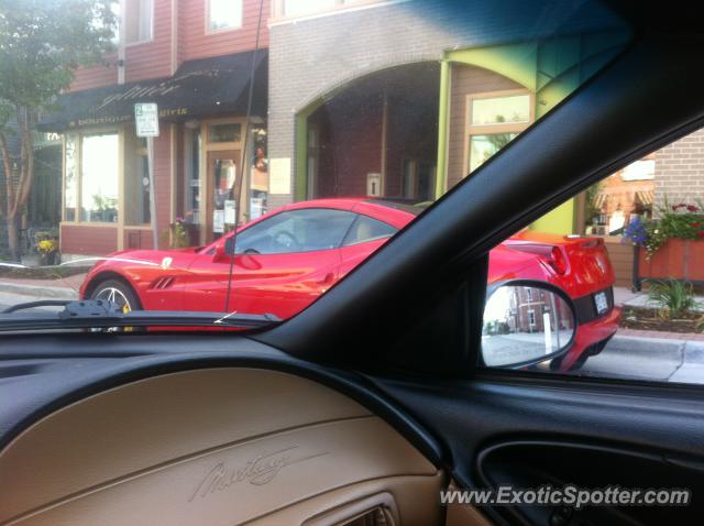 Ferrari California spotted in Castle Rock, Colorado