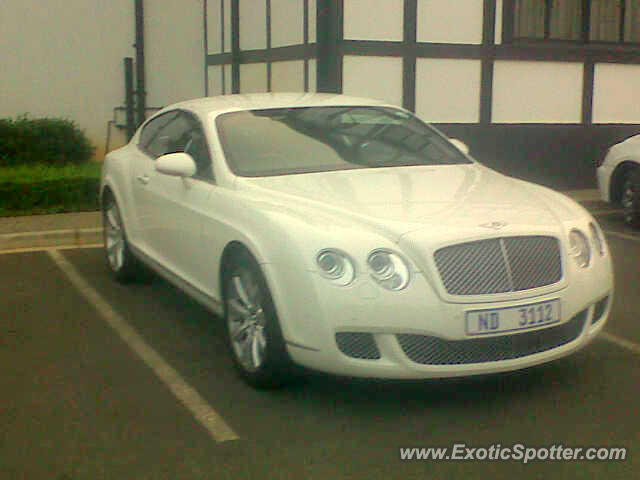 Bentley Continental spotted in Pietermaritzburg, South Africa